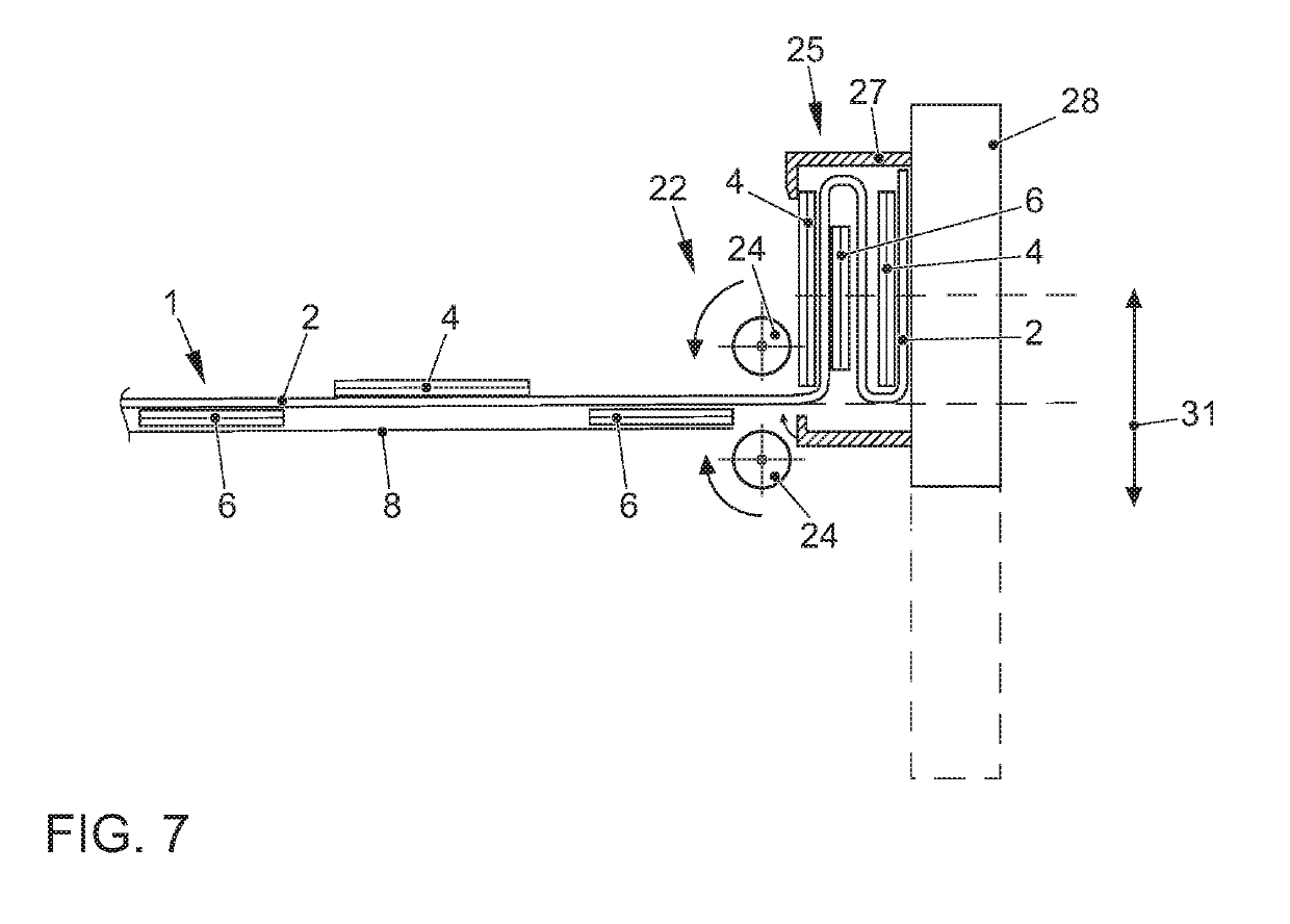 Method for producing an electrode stack for energy stores, and stacking system