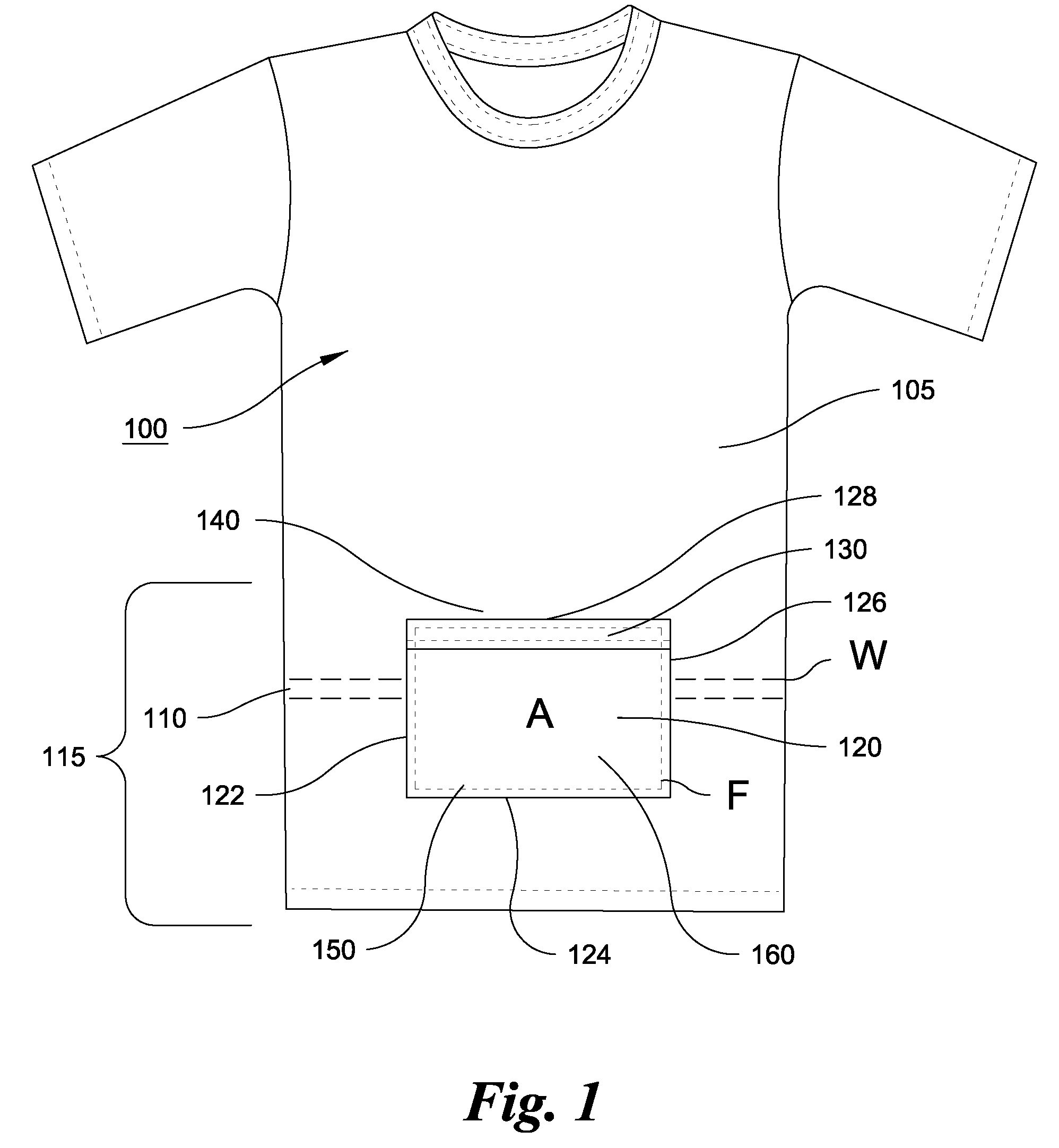 Upper garment with pockets