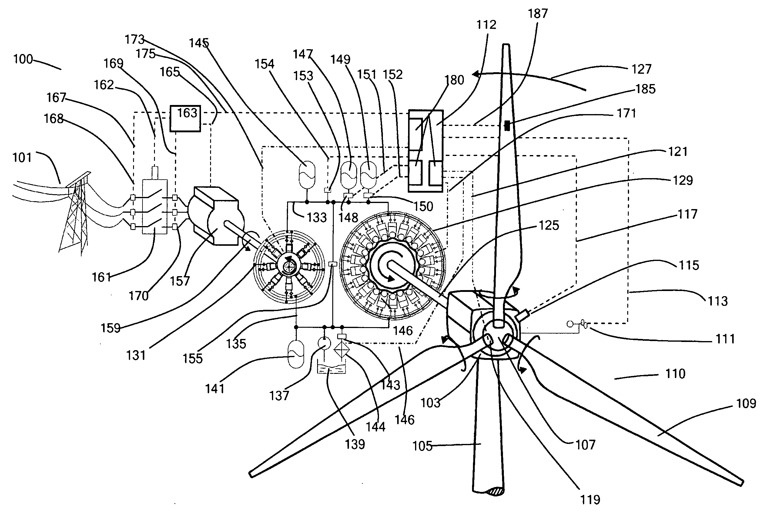 Fluid-working machine with multi-lobe ring cam