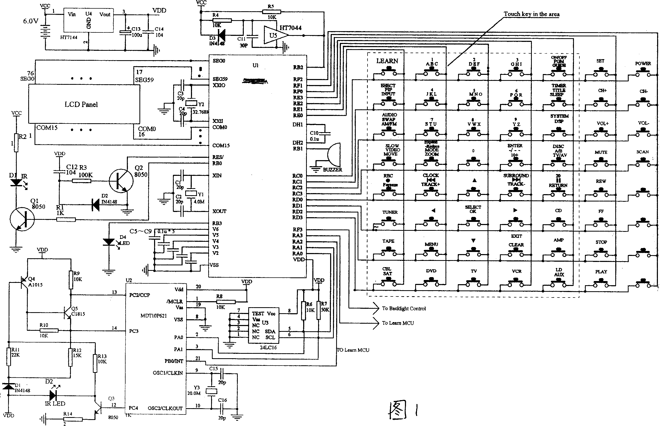 Universal remote-controller and its installing method