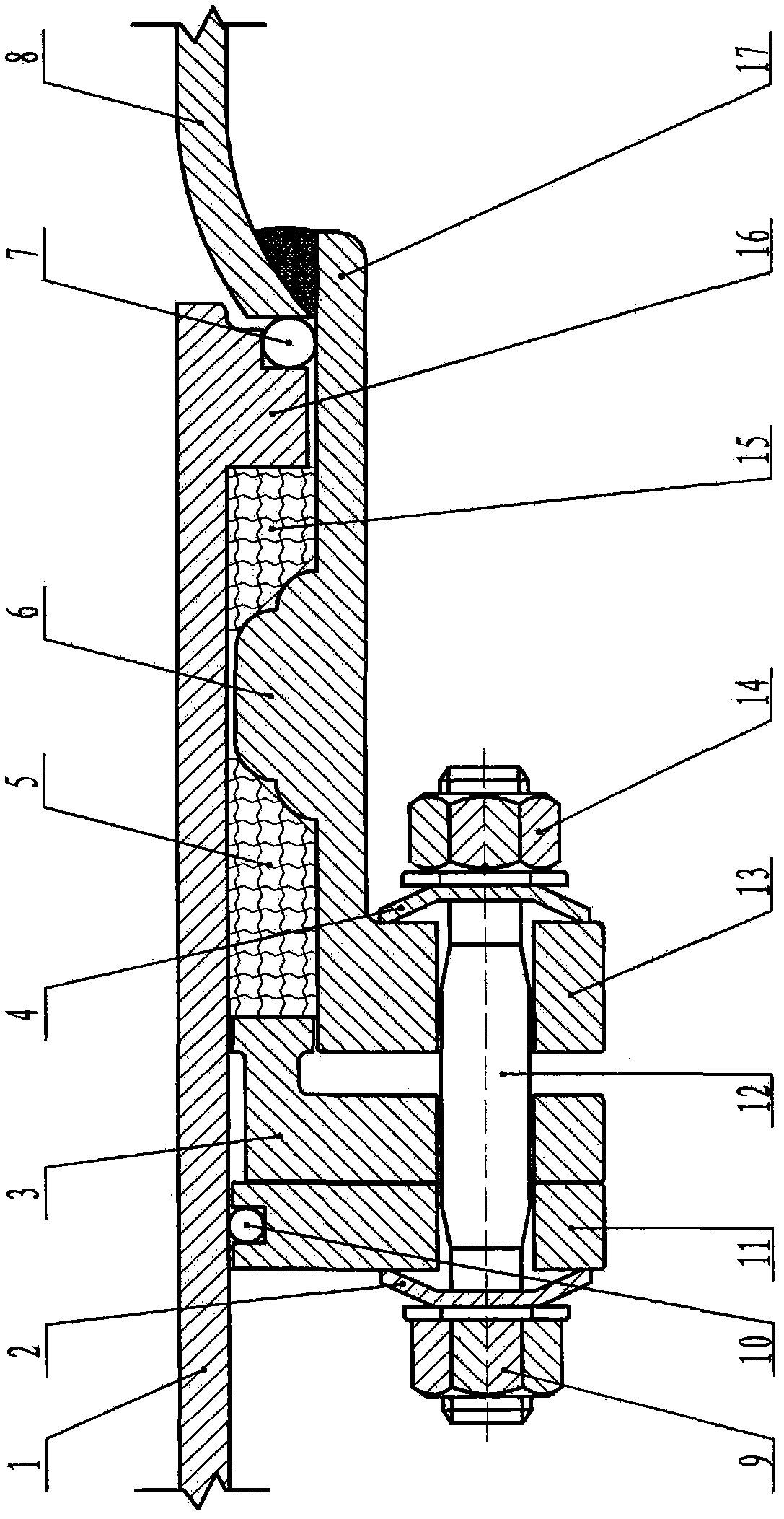 Novel double-gland precision type pipeline compensator