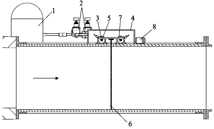 Air floatation supporting device with one-dimensional degree of freedom and air seal