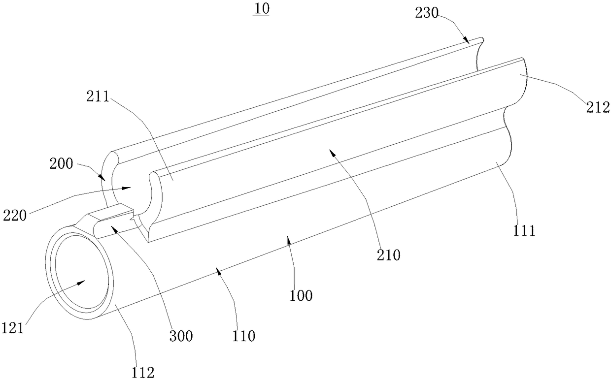 Electricity testing auxiliary device and system applied to 10/20kV overhead line