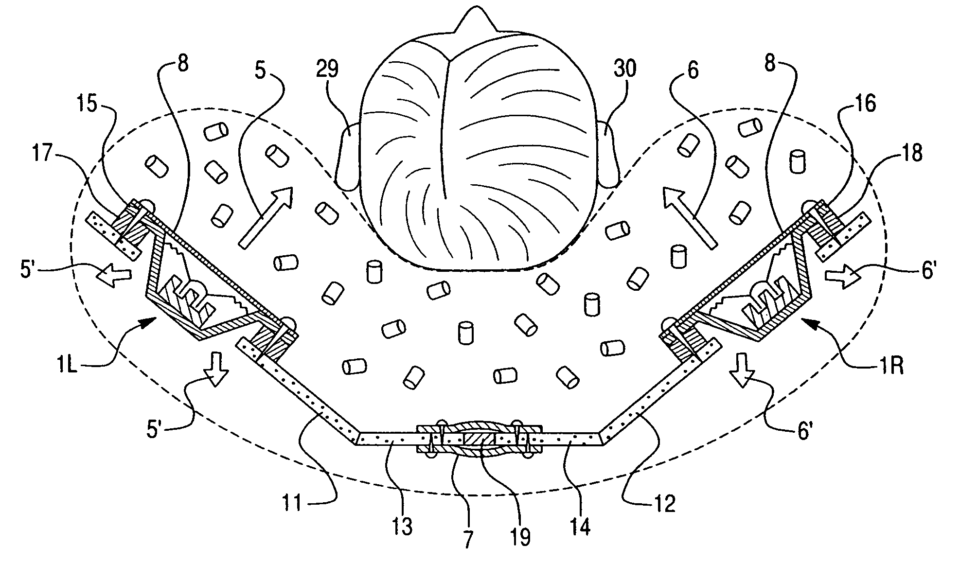 Structure around a speaker unit and applied electric or electronic apparatus thereof