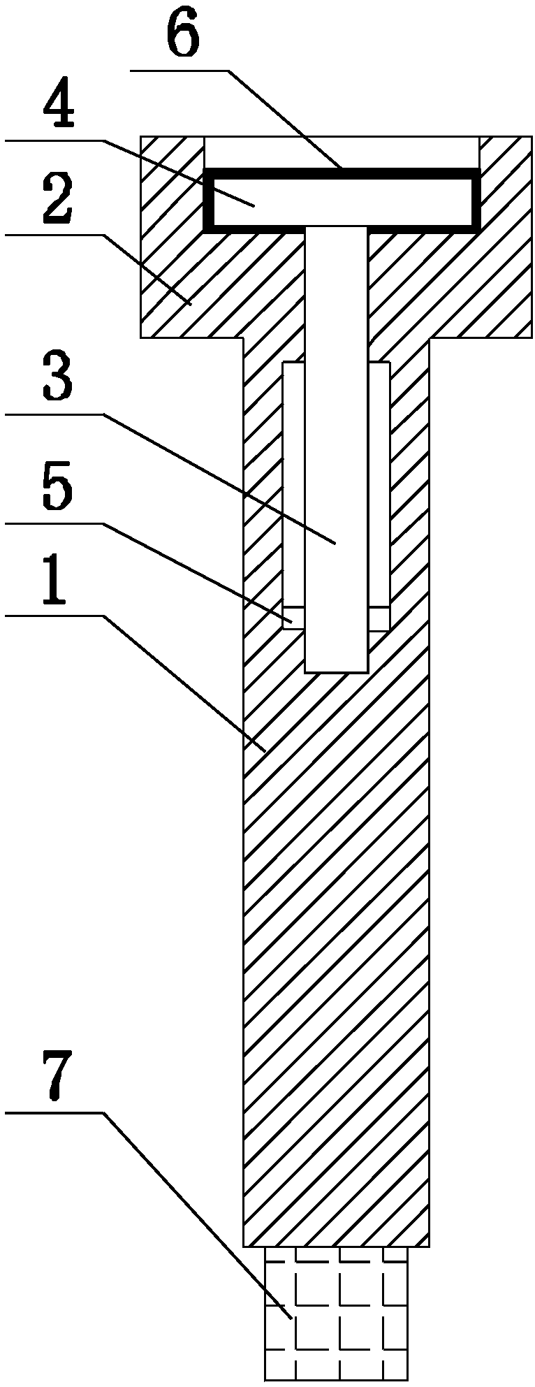 Fastening bolt facilitating manual installation