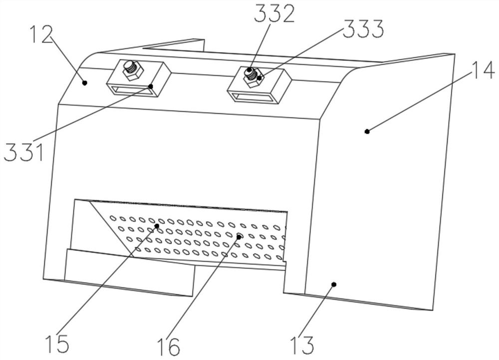 Crushing device for limestone machining