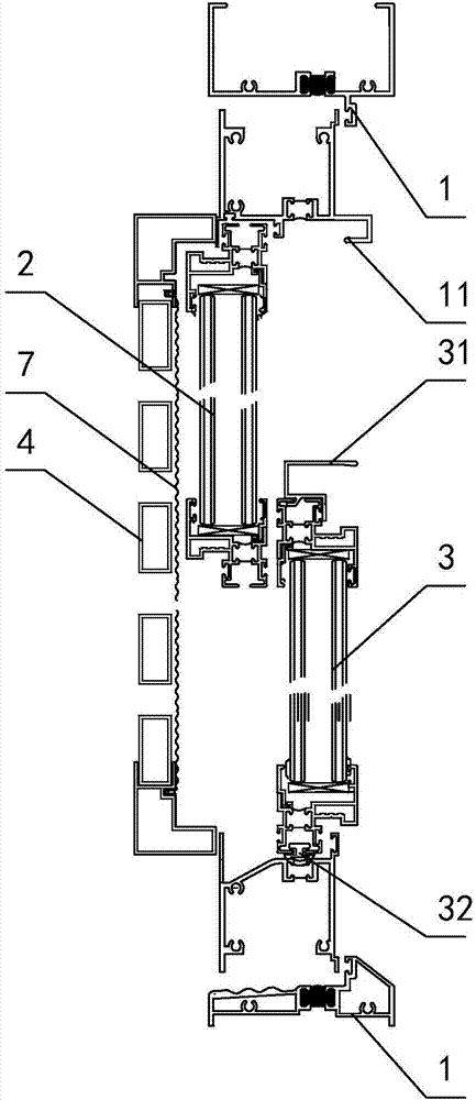 Window opening mode-adjustable burglary-resisting window