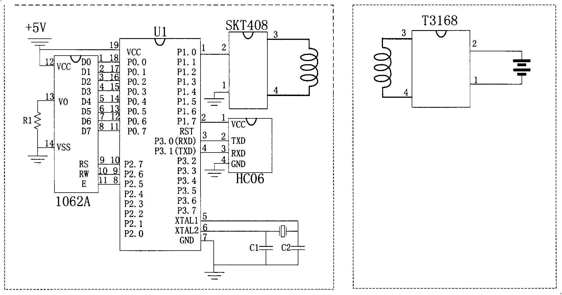 Mobile phone wireless charging device capable of displaying charging information real time