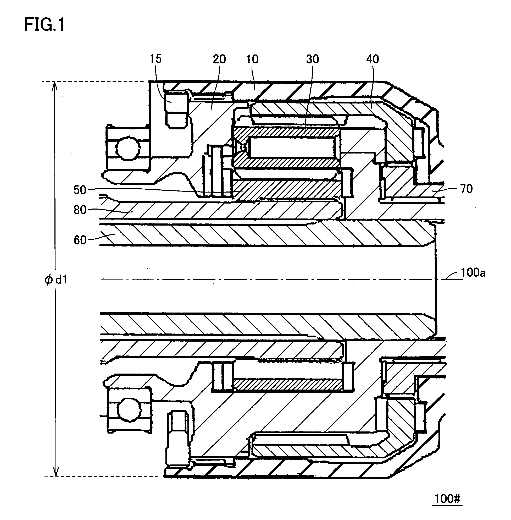 Limited slip differential device suitable for downsizing