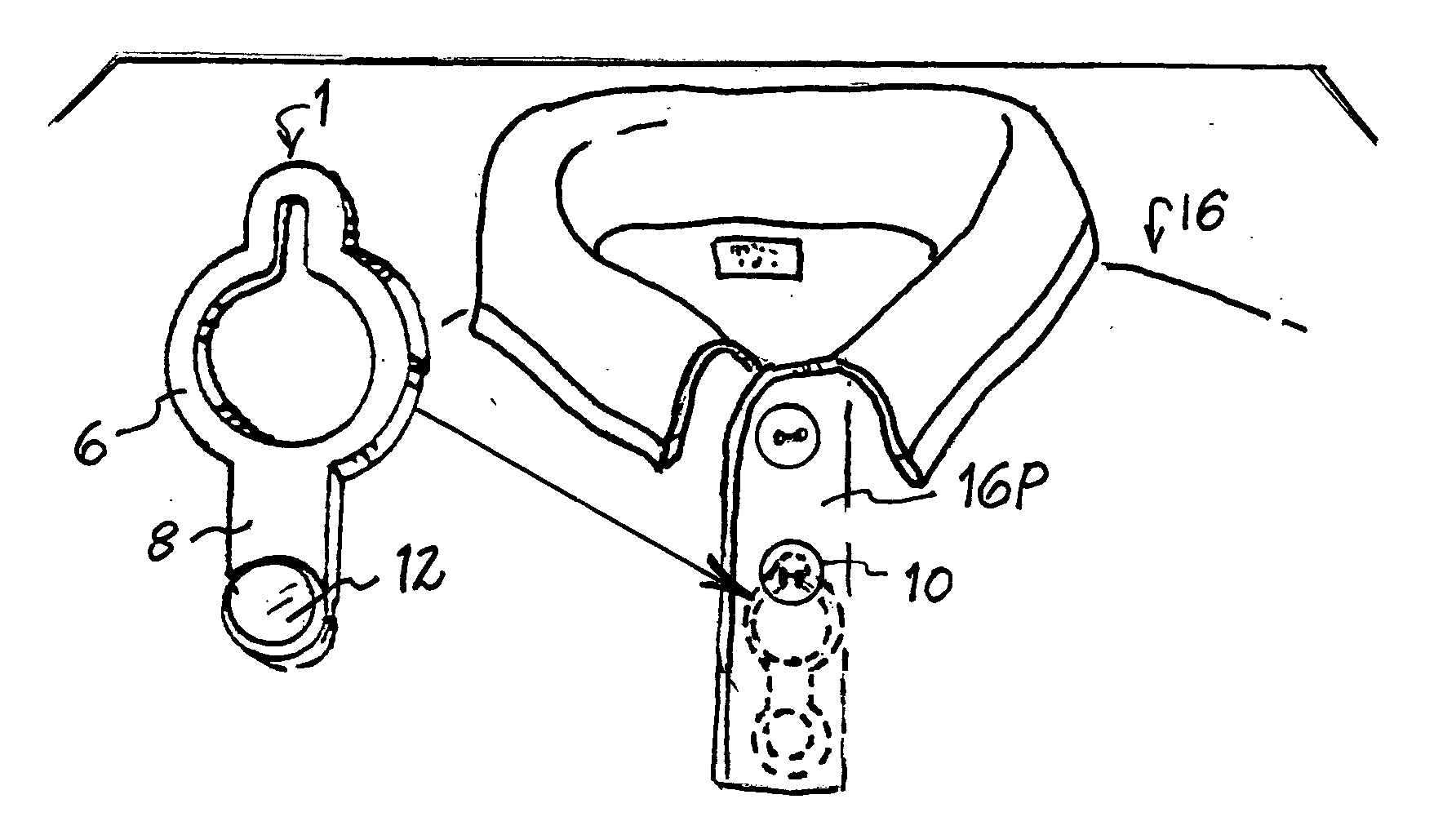 Portable securement system for eyewear