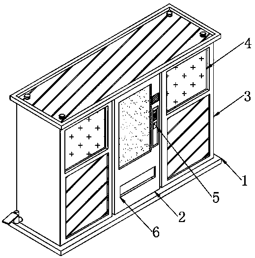 Urban household garbage intelligent classification collecting treatment device and method