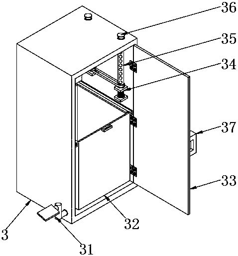 Urban household garbage intelligent classification collecting treatment device and method