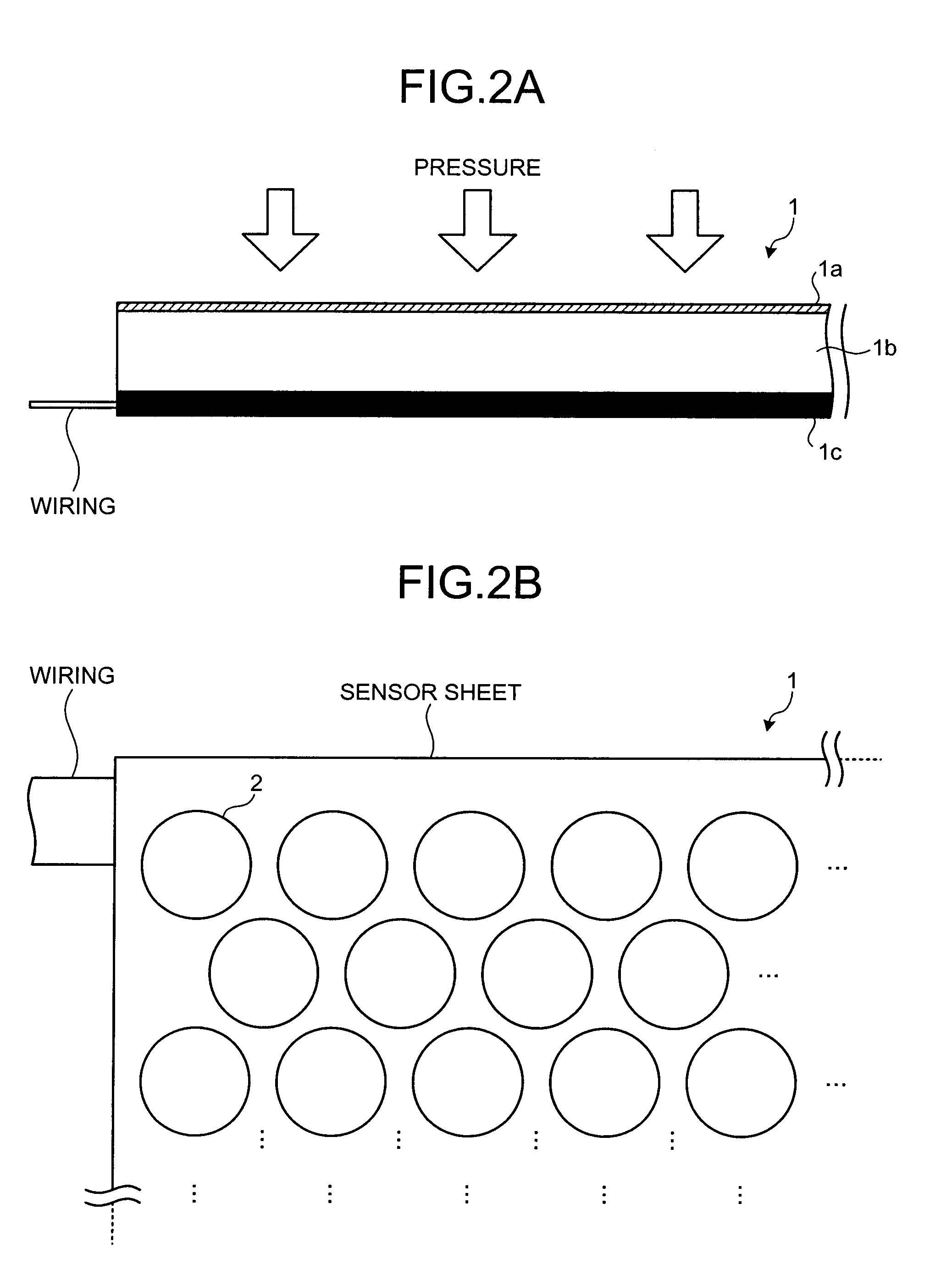 Pressure sensor and device for measuring pressure