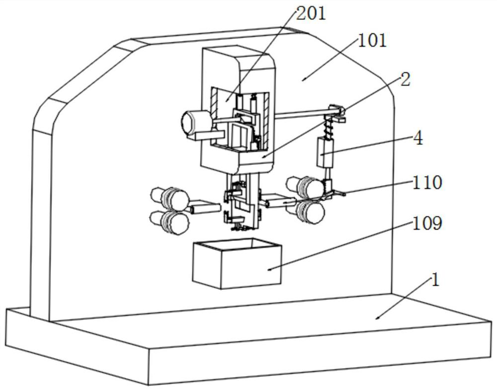 Wire stripping and bending device for electrical engineering and use method of wire stripping and bending device