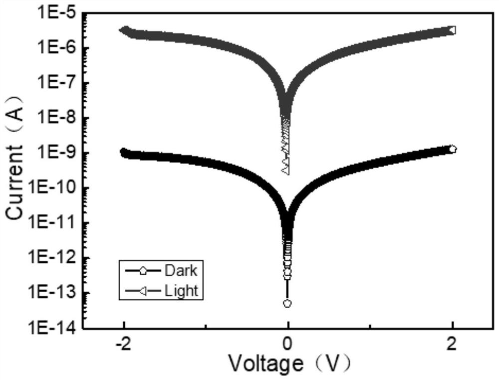 A lead-free double perovskite single crystal ultraviolet light detector and its preparation method