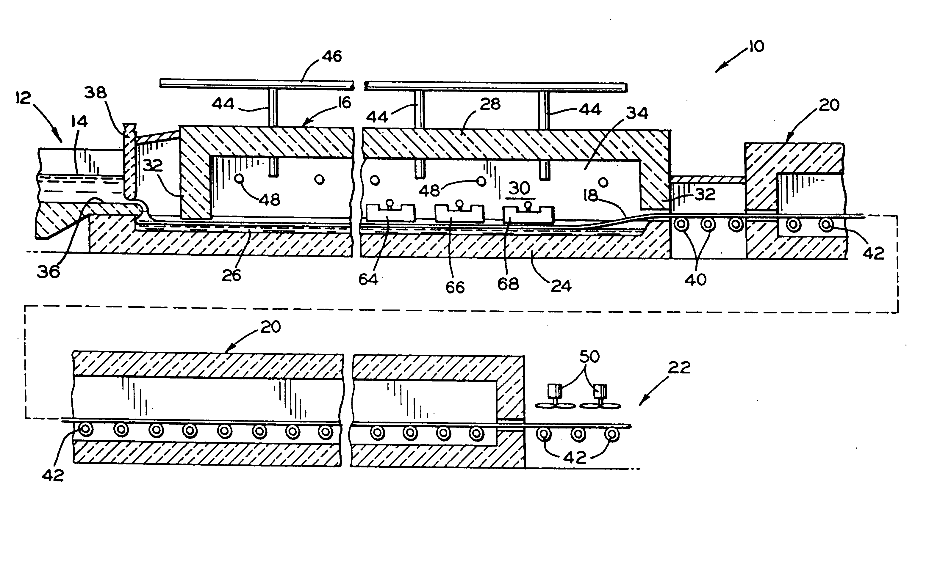 Method for depositing tin oxide and titanium oxide coatings on flat glass and the resulting coated glass