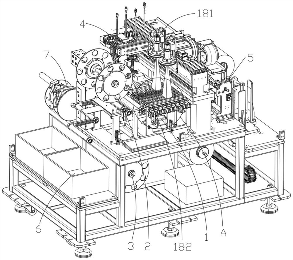 Multi-film-layer full-automatic synchronous continuous production film laminating equipment and processing method thereof