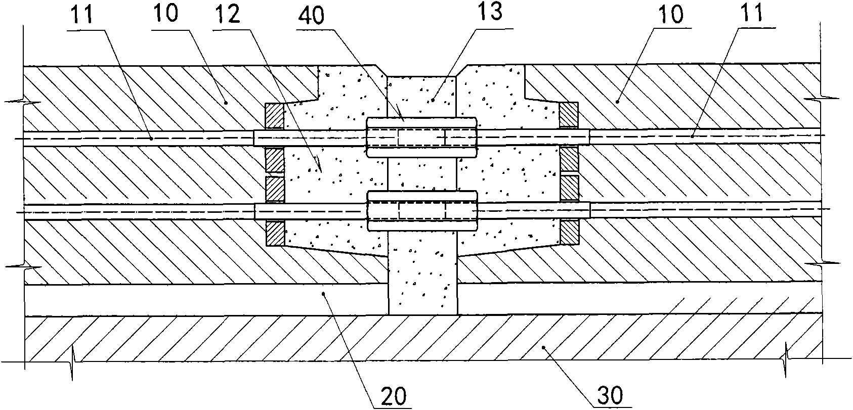 Integral ballastless track