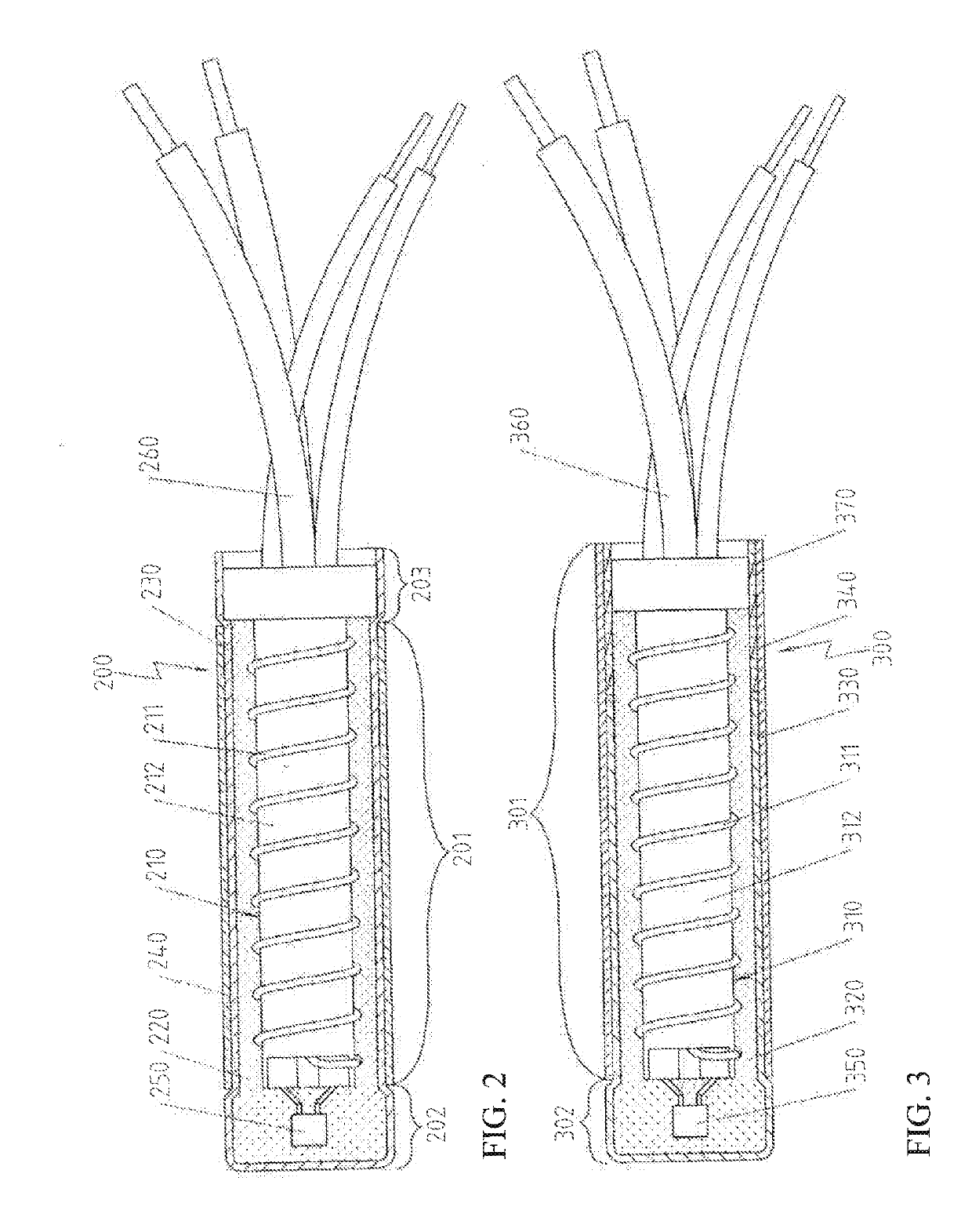 Method for producing an electrical heating device