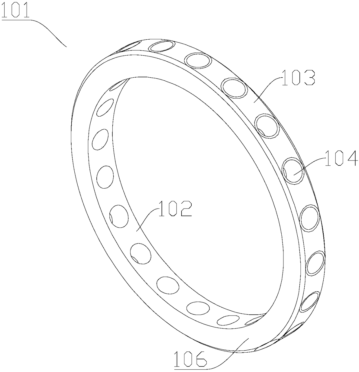 Dynamic balance ring and design method thereof