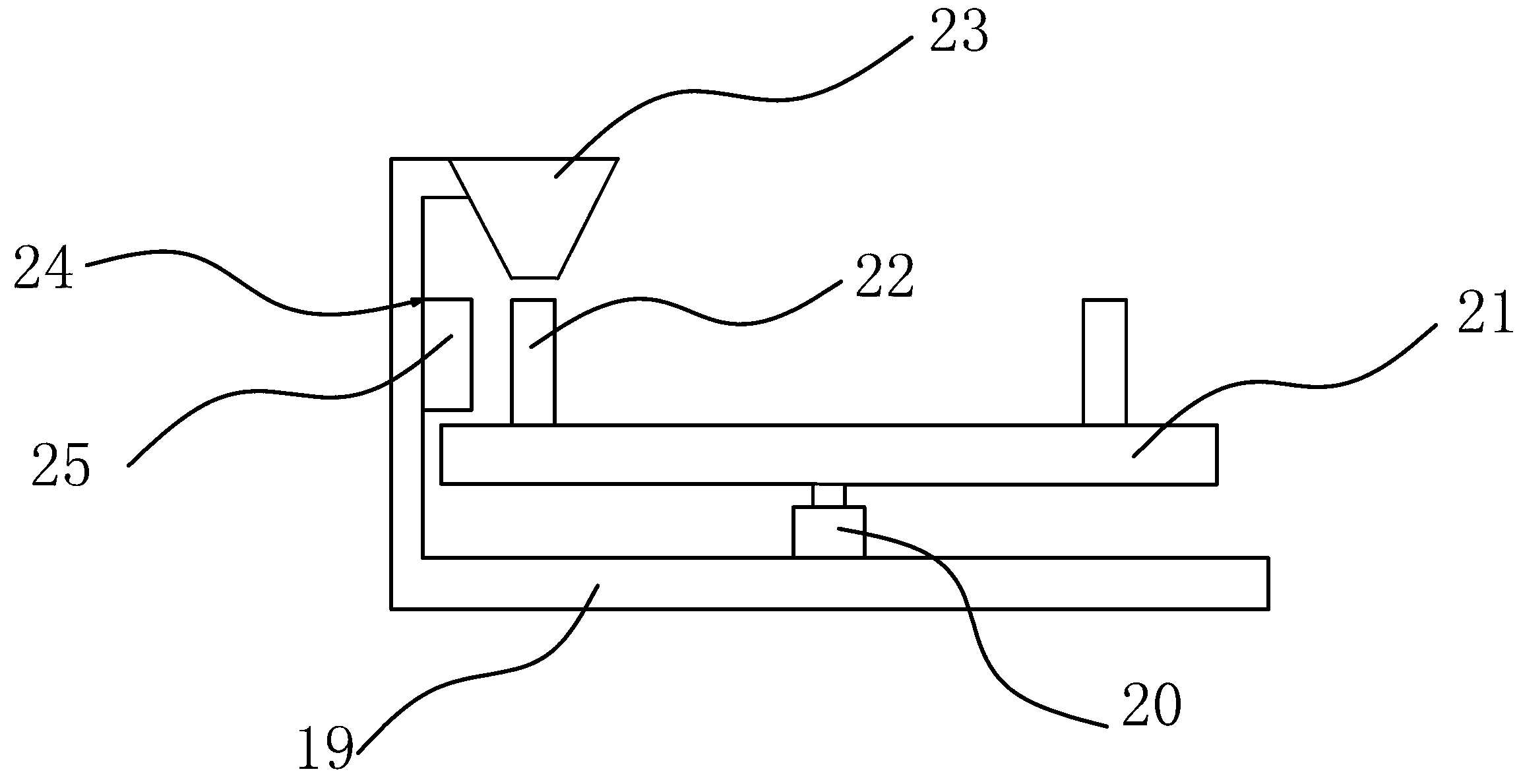 Injection molding machine for producing plastic bottle caps