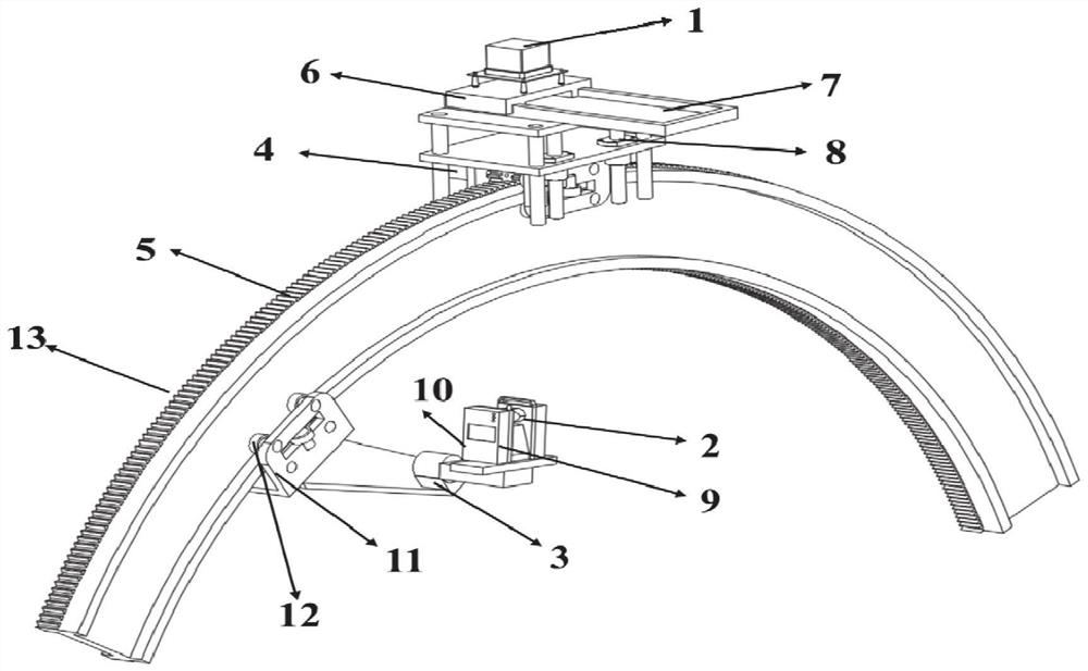 Device and method for detecting shield tunnel segment and wall back grouting effect