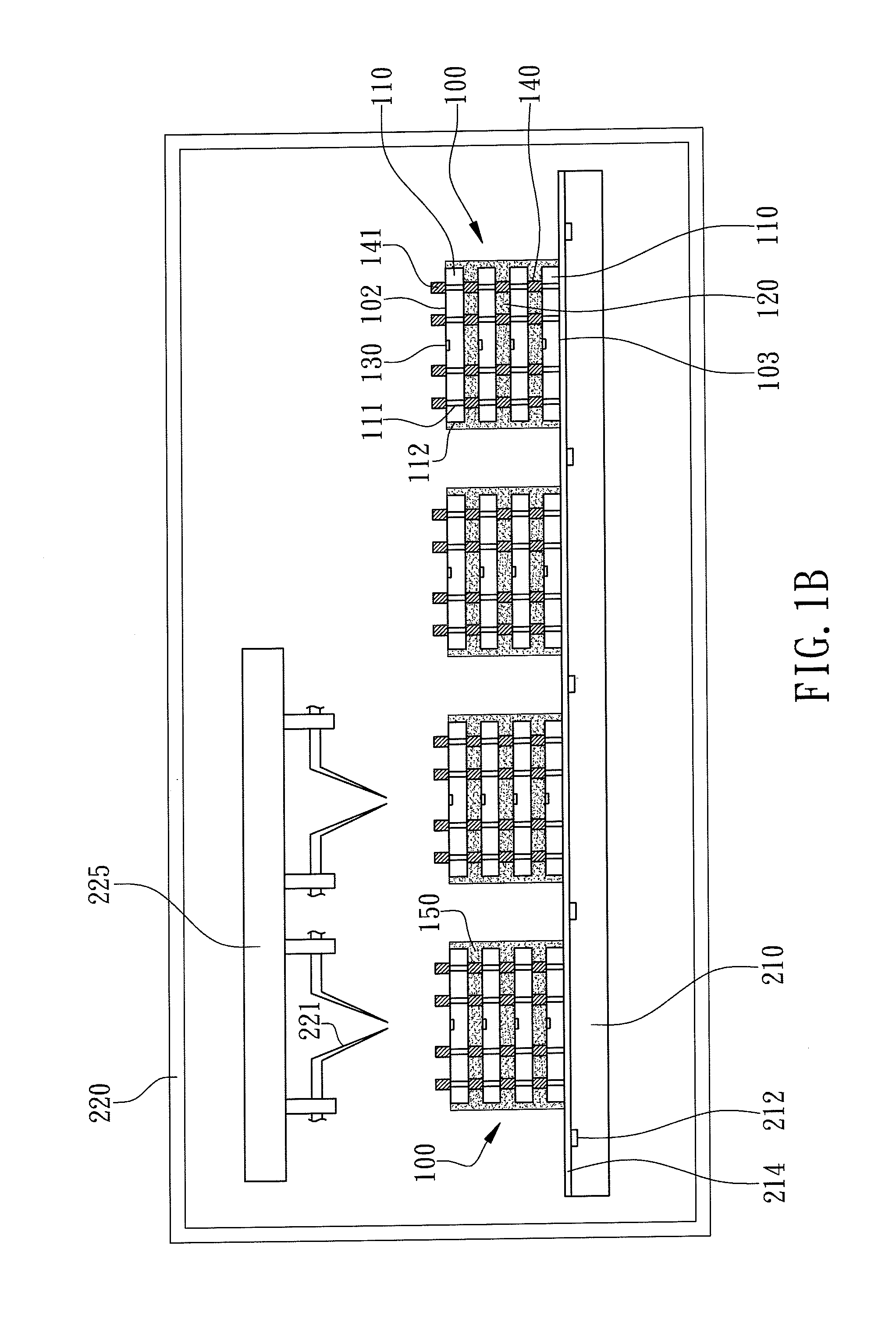 Method for wafer-level testing diced multi-chip stacked packages