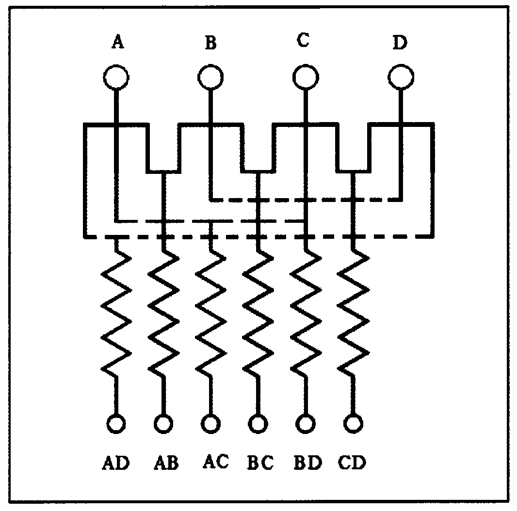 Micro-fluidic combined chemical reaction chip