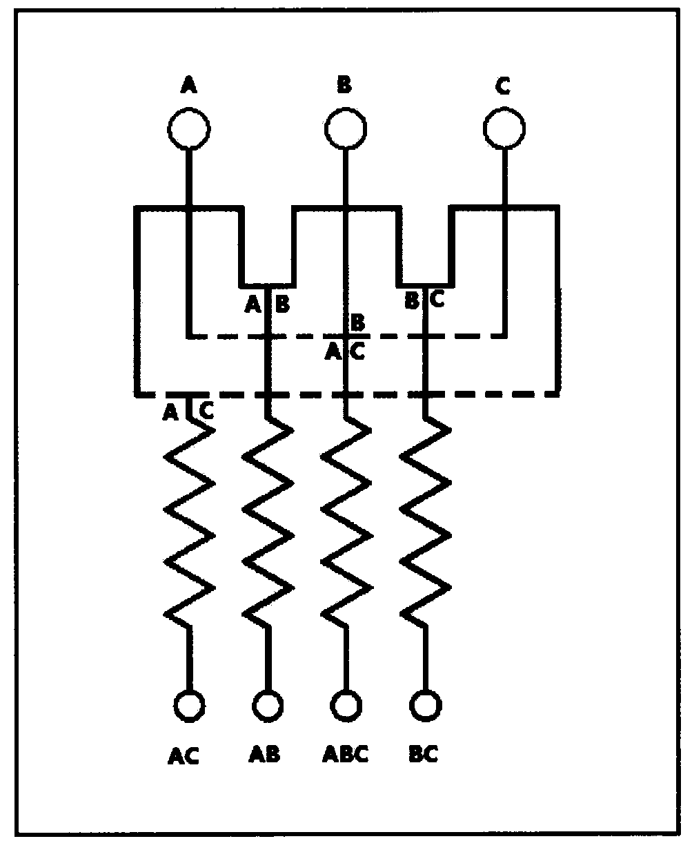 Micro-fluidic combined chemical reaction chip