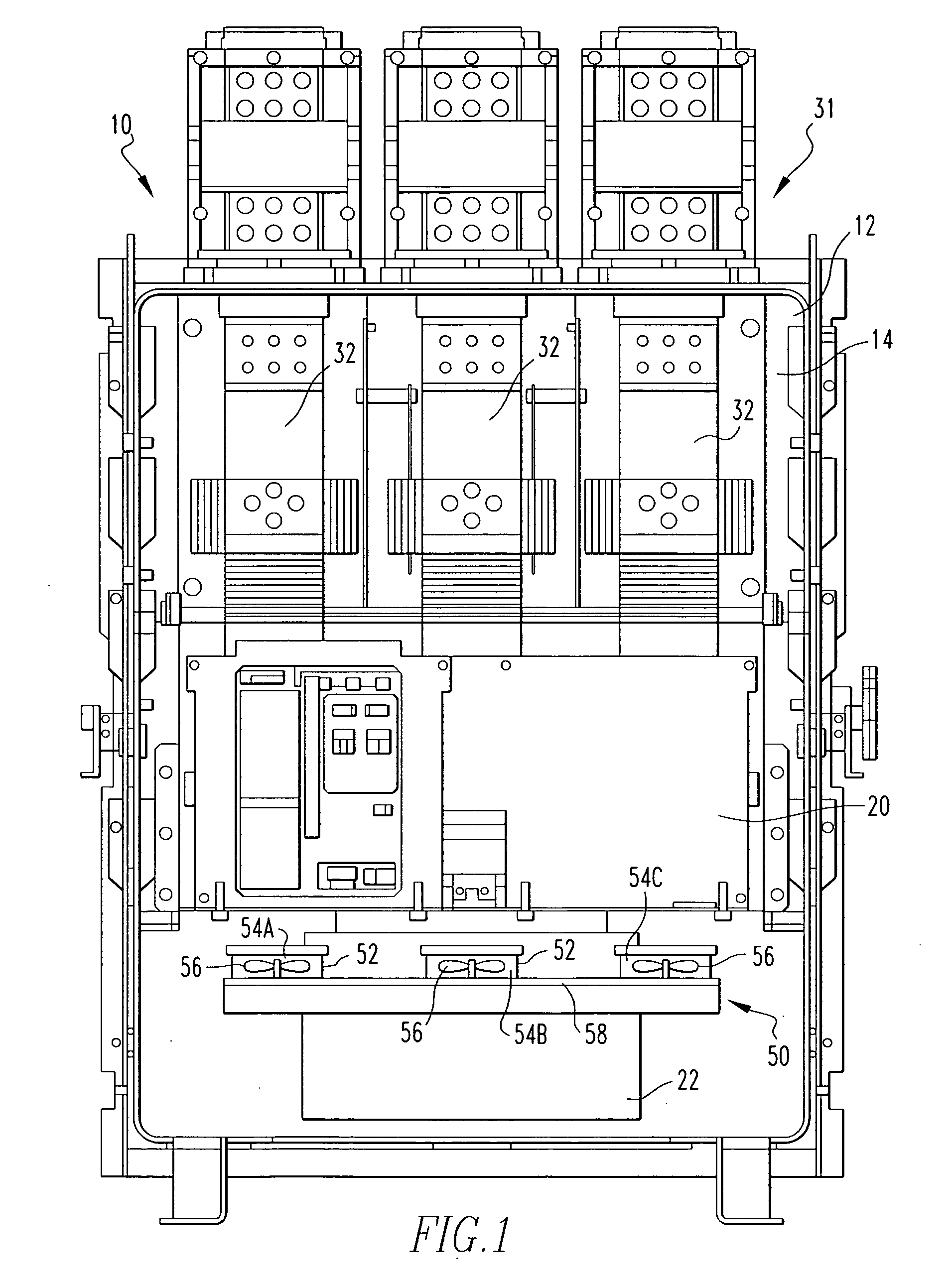 Network protector added load ability through forced convection