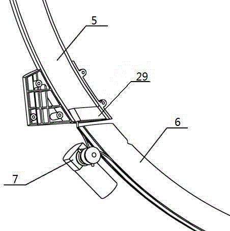 Draw-thrust type folding electric bicycle