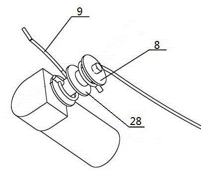 Draw-thrust type folding electric bicycle