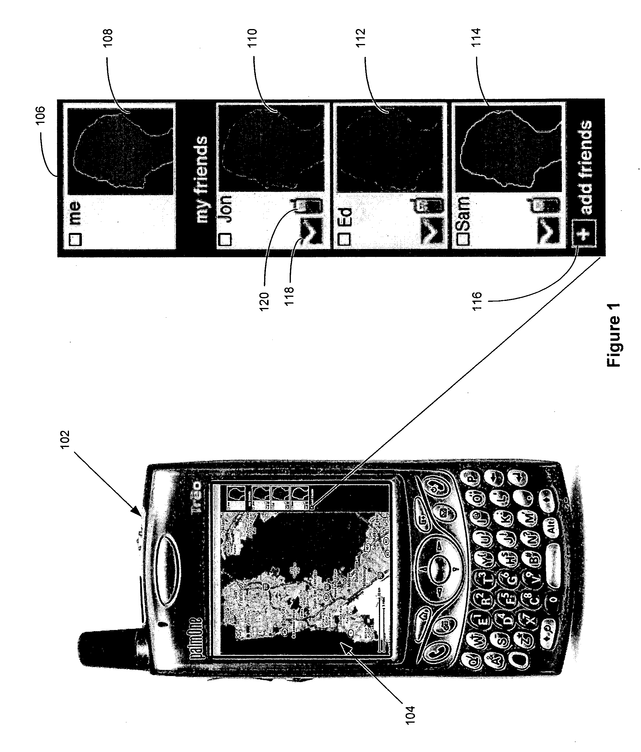 Method and system for communicating with multiple users via a map over the internet