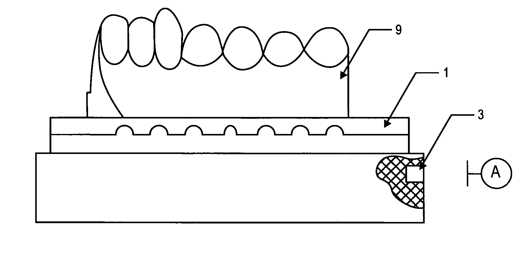 Base assembly for fabrication of false teeth