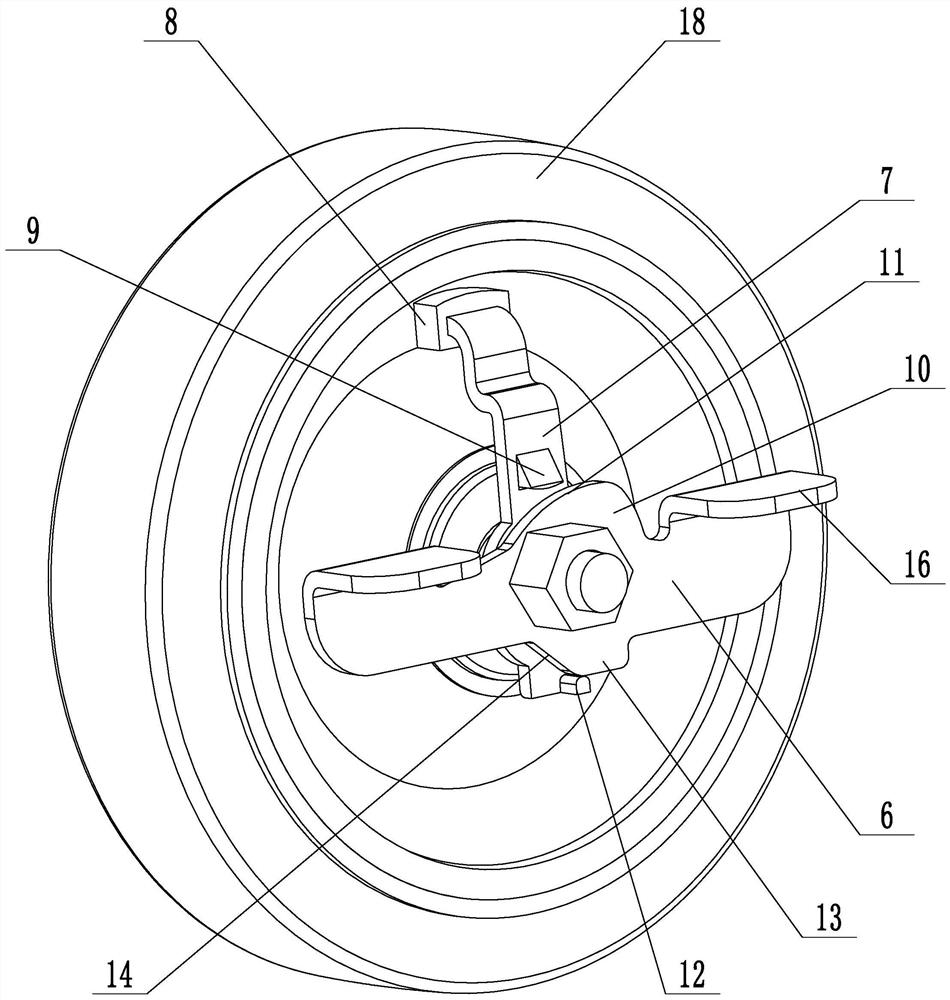 A brake caster