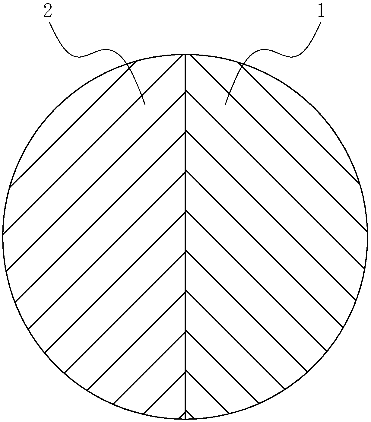 Side-by-side composite colorful short fiber and preparation method thereof