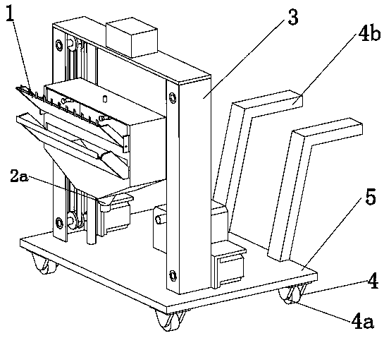 Wall surface shoveling device with powder falling-proof function