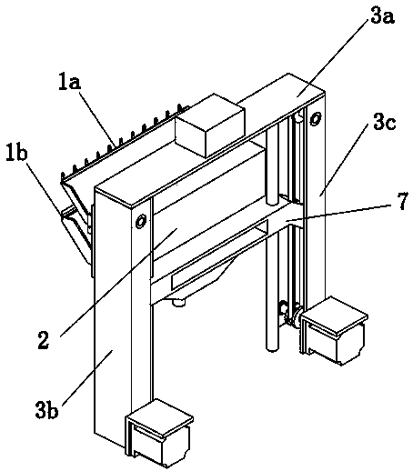 Wall surface shoveling device with powder falling-proof function