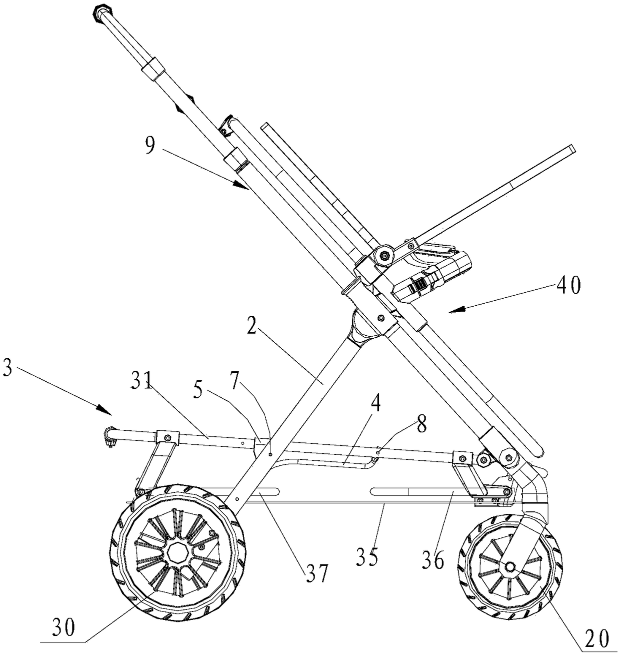 Multifunctional baby stroller