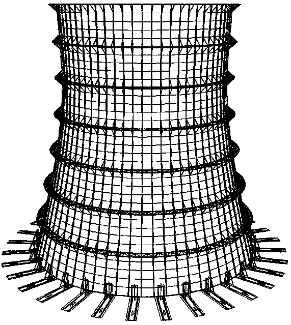 Lifting device for cooling tower steel structure construction and using method thereof