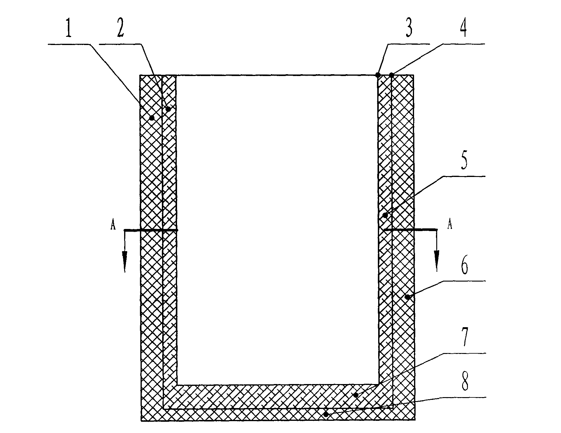 Crucible for vacuum induction melting and manufacturing method thereof