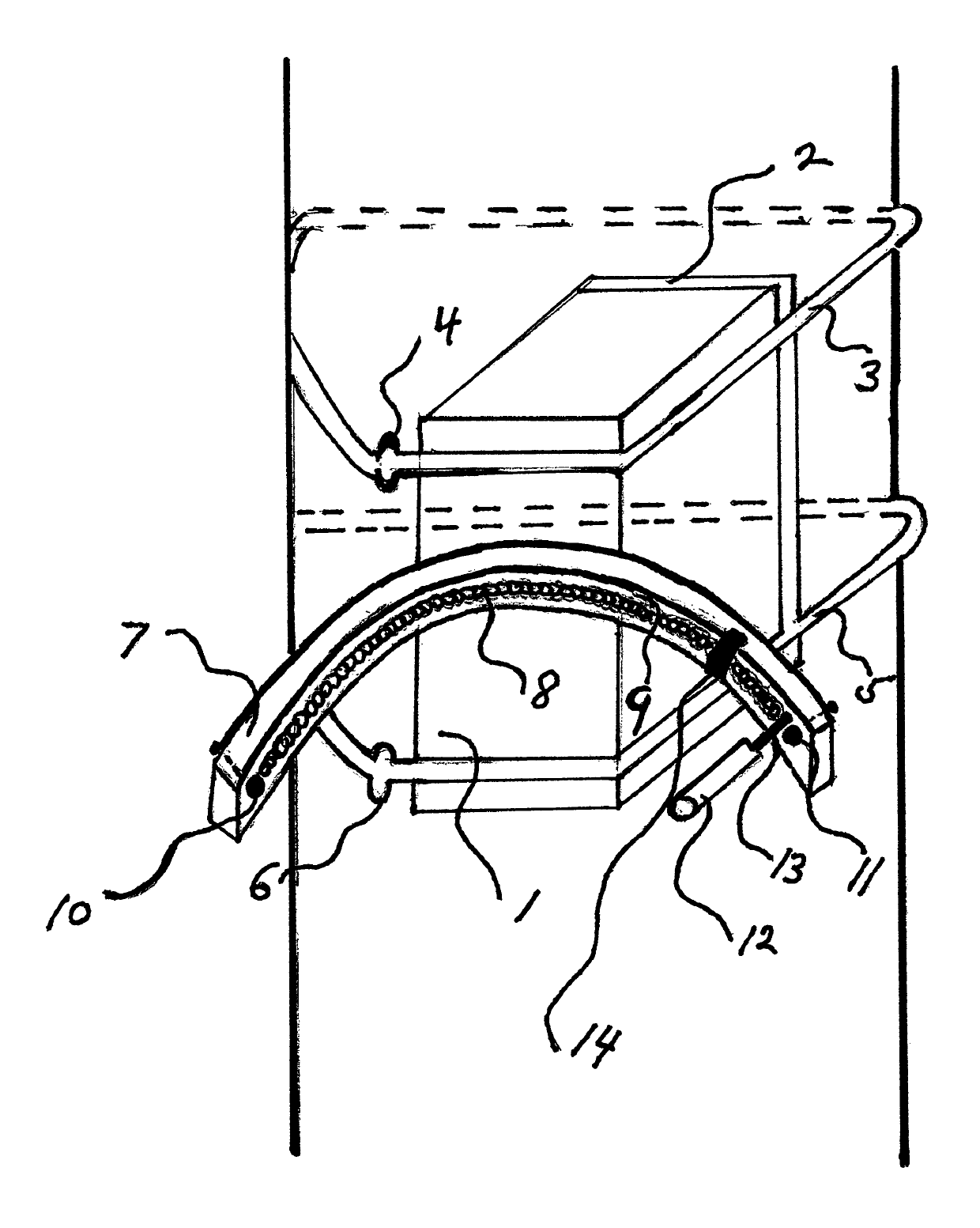 Power arc exercise device