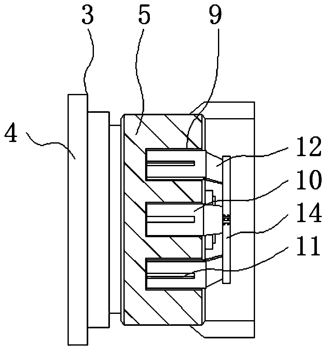 Machining equipment for large tapered roller pin hole and machining process thereof