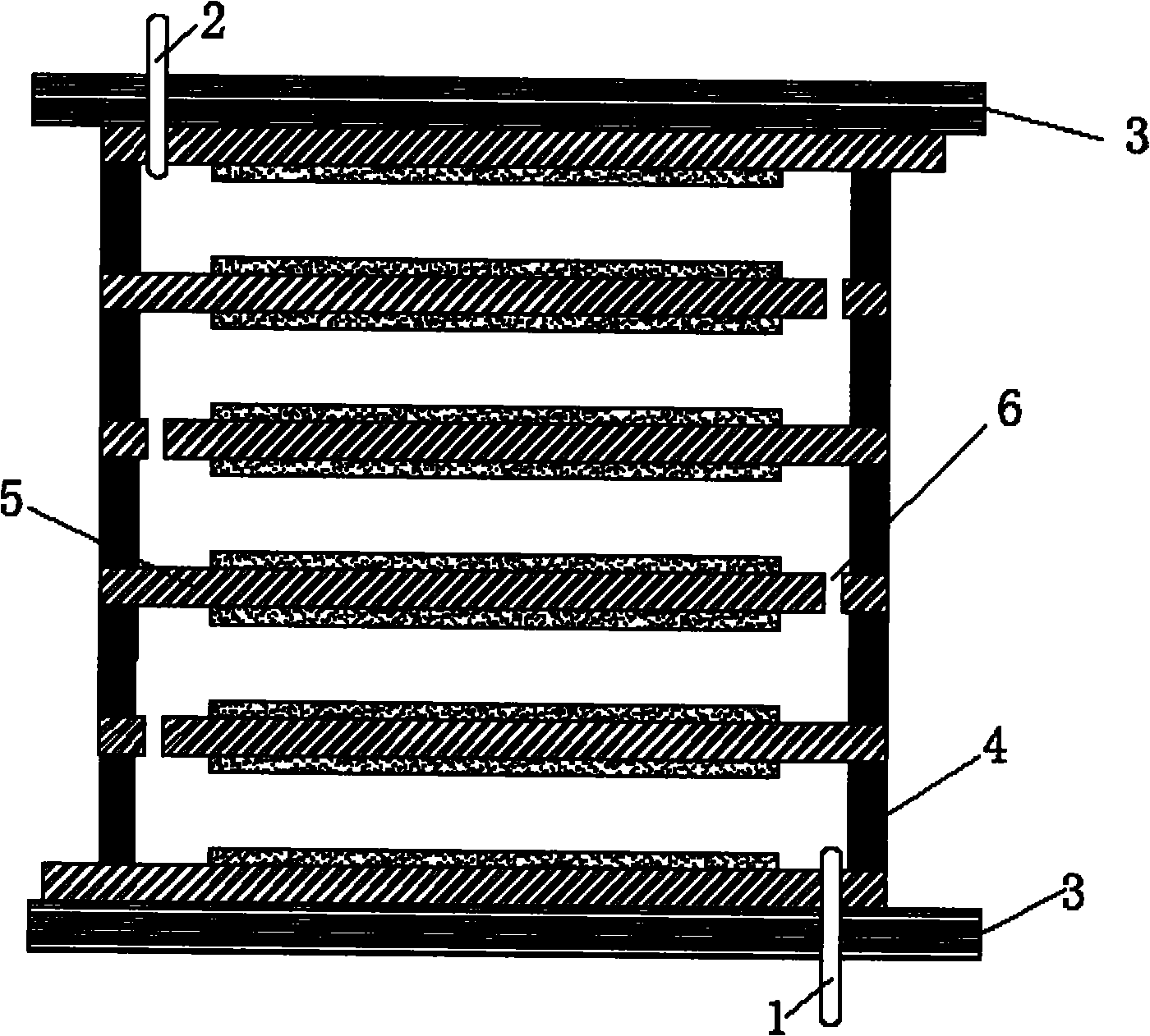 Electro adsorption water treatment module