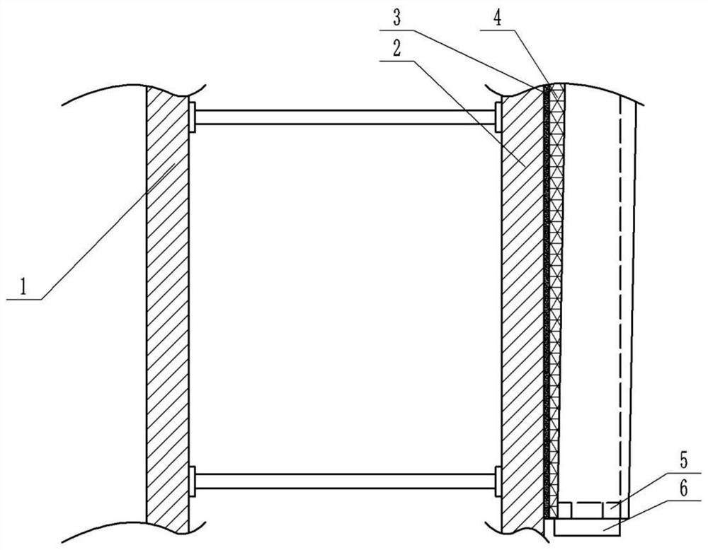 The method of underpinning the brick-concrete structure of a building into a frame structure