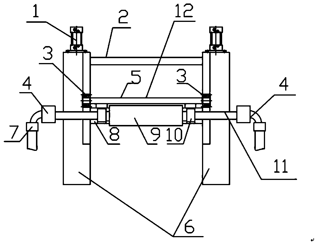 Rolling deoiling device