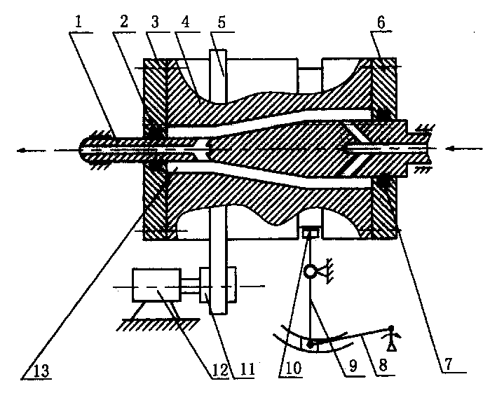 Auxiliary formation device of polymer product