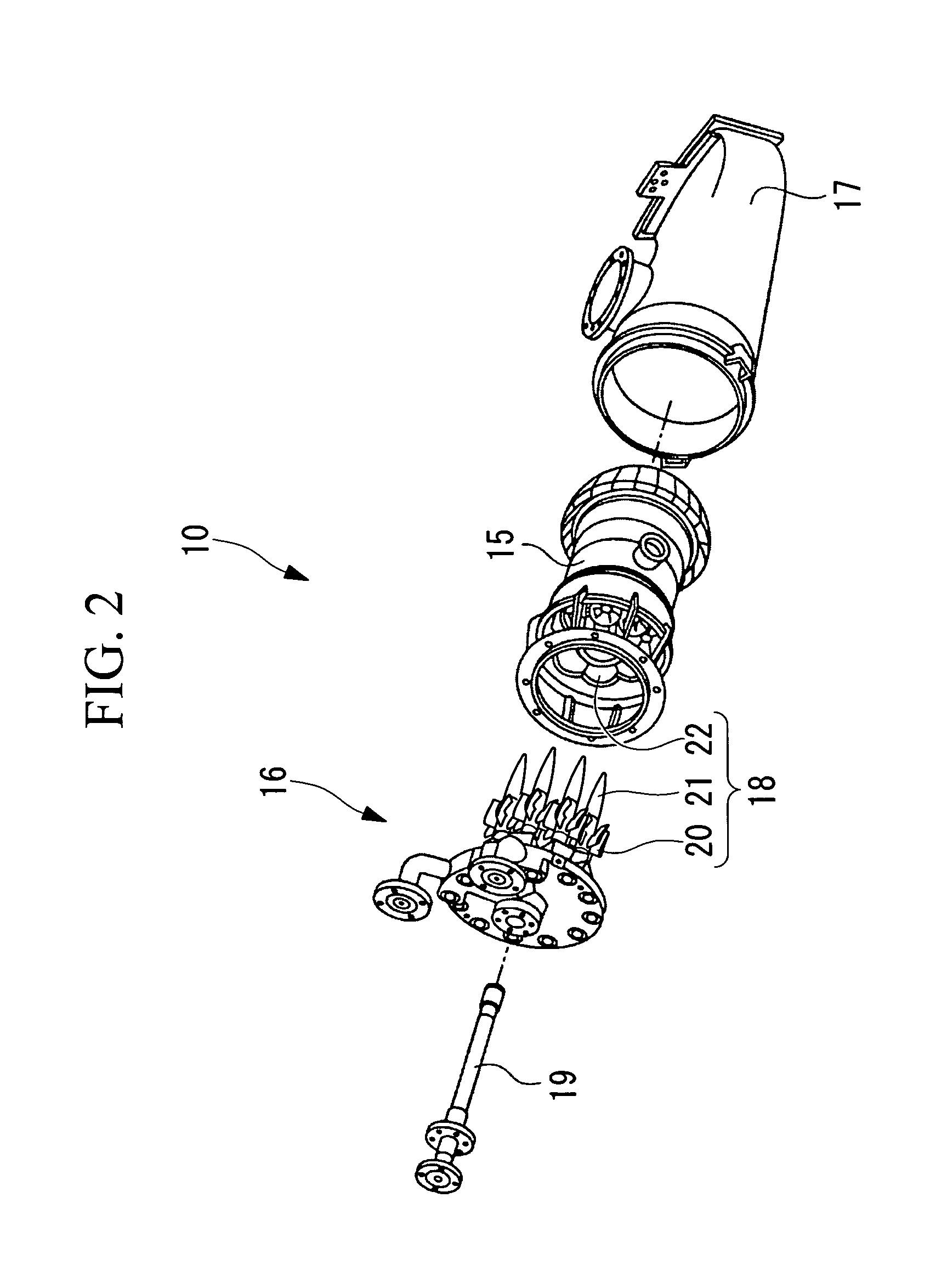 Premixed combustion burner for gas turbine