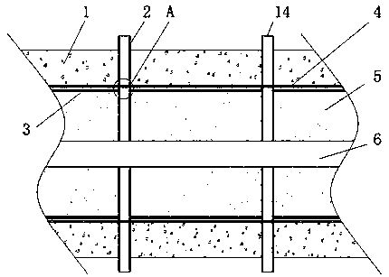 A bio-film composite filler with the function of slowing down the aging and shedding of biofilm