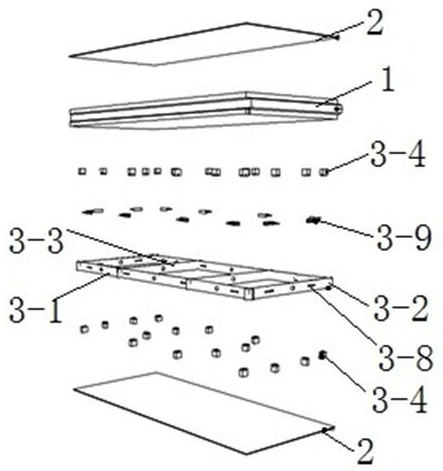 Wallboard with interconnection mechanism and processing technology thereof